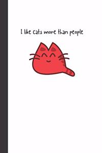 I like cats more than people