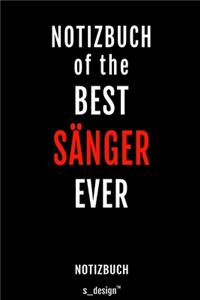 Notizbuch für Sänger