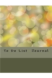 To do list journal