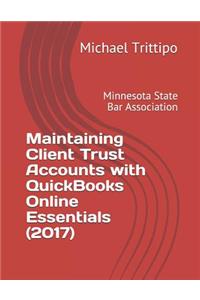 Maintaining Client Trust Accounts with QuickBooks Online Essentials (2017)