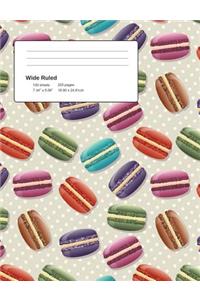 Colorful Snacks Composition Notebook