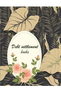 Debt settlement books