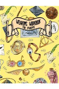 Wizarding Workbook for Students: Notebook Ruled Paper for Birthday, Christmas, Back to School Journal Gift for Magical Friend, Family, Teacher, Student