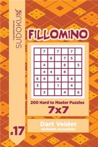 Sudoku Fillomino - 200 Hard to Master Puzzles 7x7 (Volume 17)