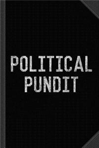 Political Pundit Vintage Journal Notebook