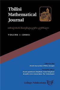 Tbilisi Mathematical Journal. Volume 1 (2008)