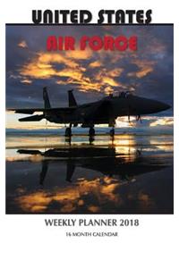 United States Air Force Weekly Planner 2018