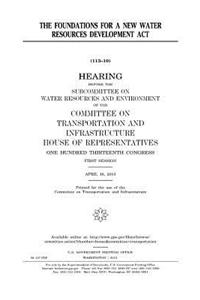 The foundations for a new Water Resources Development Act