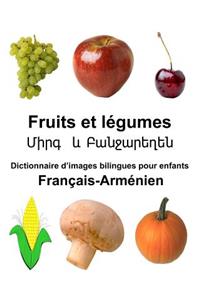 Français-Arménien Fruits et legumes Dictionnaire d'images bilingues pour enfants