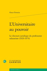 L'Universitaire Au Pouvoir