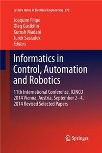 Informatics in Control, Automation and Robotics