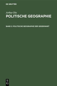 Politische Geographie Der Gegenwart