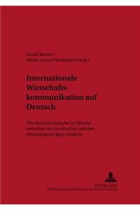 Internationale Wirtschaftskommunikation Auf Deutsch