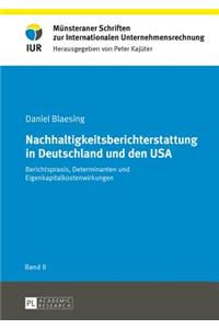 Nachhaltigkeitsberichterstattung in Deutschland und den USA