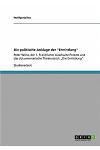 politische Anklage der 