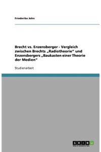 Brecht vs. Enzensberger - Vergleich zwischen Brechts 