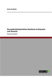 spätmittelalterlichen Straforte im Diesseits und Jenseits