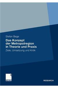 Das Konzept der Metropolregion in Theorie und Praxis