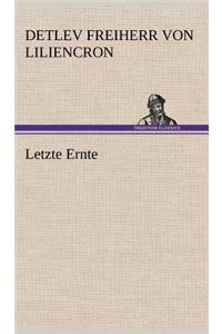 Letzte Ernte