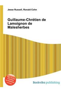 Guillaume-Chretien de Lamoignon de Malesherbes