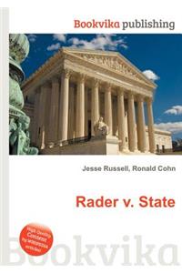 Rader V. State