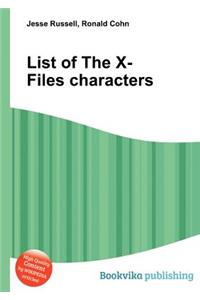 List of the X-Files Characters