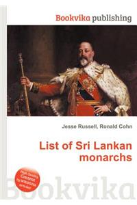 List of Sri Lankan Monarchs