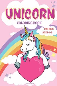 Unicorn Coloring Book for Kids Ages 4-8