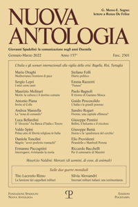 Nuova Antologia - A. CLVII, N. 2301, Gennaio-Marzo 2022: Rivista Di Lettere, Scienze Ed Arti. Serie Trimestrale Fondata Da Giovanni Spadolini