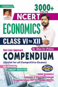 Kiran NCERT Economics Class VI to XII 3000+ Facts One Liner Approach Compendium (English Medium) (3685)