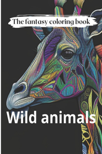 wild animals coloring book