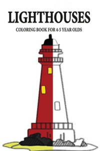 Lighthouses Coloring book For 4-5 Year olds