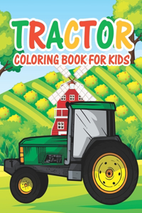 Tractor Coloring Book for Kids