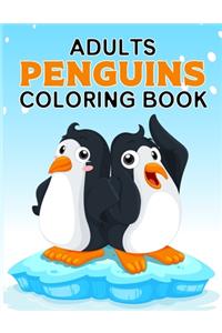 Adults Penguins Coloring Book