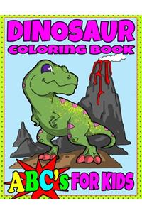 Dinosaur Coloring Book ABC's For Kids