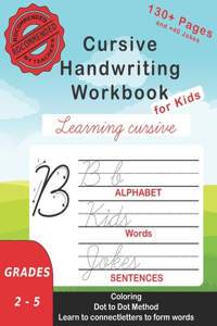 Cursive Handwriting Workbook for Kids