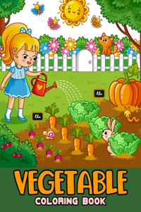 Vegetable Coloring Book