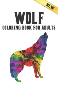 Wolf New Coloring Book for Adults