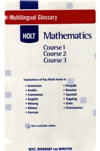Multilingual Glsry Holt Math 2007