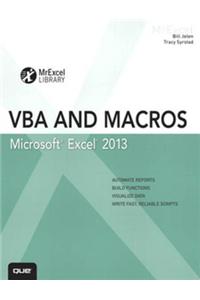 Excel 2013 VBA and Macros