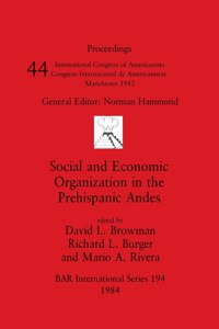 Social and Economic Organization in the Prehispanic Andes