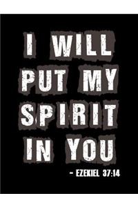 I Will Put My Spirit In You Ezekiel 37