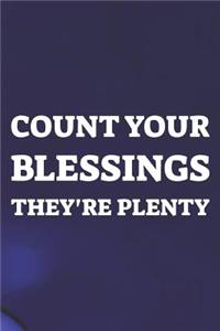 Count Your Blessings They're Plenty