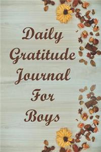 Daily Gratitude Journal For Boys