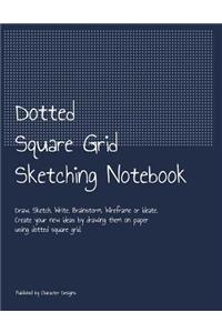 Dotted Square Grid Sketching Notebook
