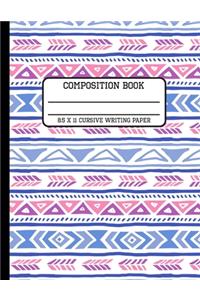 Composition Book Cursive Writing Paper