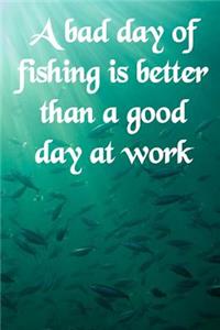 A Bad Day of Fishing Is Better than A Good Day At Work