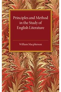 Principles and Method in the Study of English Literature