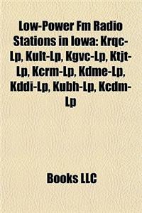 Low-Power FM Radio Stations in Iowa