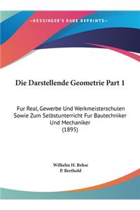 Die Darstellende Geometrie Part 1